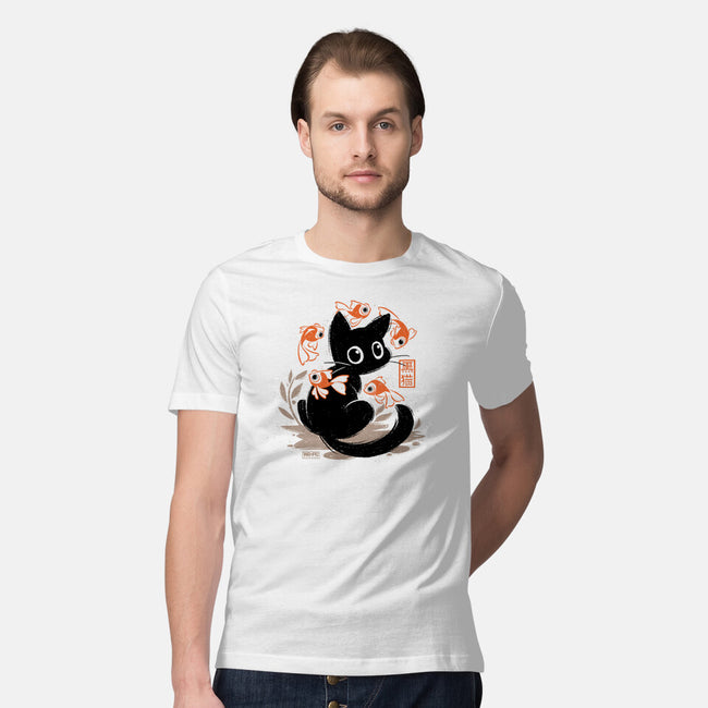 Japanese Style Cat-Mens-Premium-Tee-worlddominationforcats