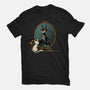 Black Cat Black Bat-Womens-Basic-Tee-worlddominationforcats