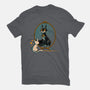 Black Cat Black Bat-Womens-Basic-Tee-worlddominationforcats