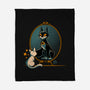 Black Cat Black Bat-None-Fleece-Blanket-worlddominationforcats