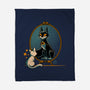 Black Cat Black Bat-None-Fleece-Blanket-worlddominationforcats