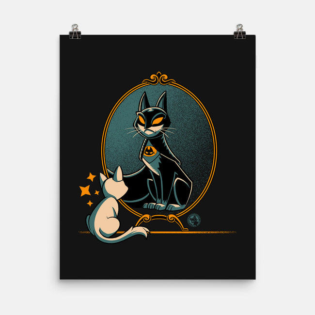 Black Cat Black Bat-None-Matte-Poster-worlddominationforcats