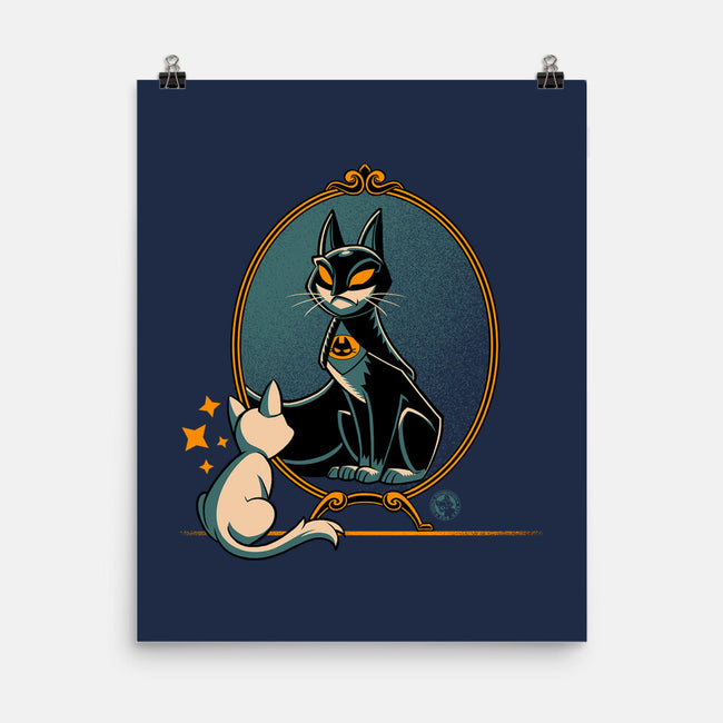 Black Cat Black Bat-None-Matte-Poster-worlddominationforcats