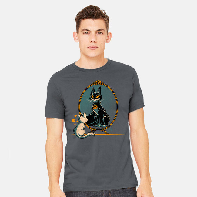 Black Cat Black Bat-Mens-Heavyweight-Tee-worlddominationforcats