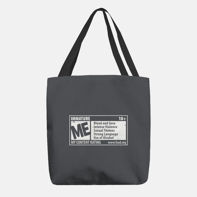 Immature Rating-None-Basic Tote-Bag-Nemons