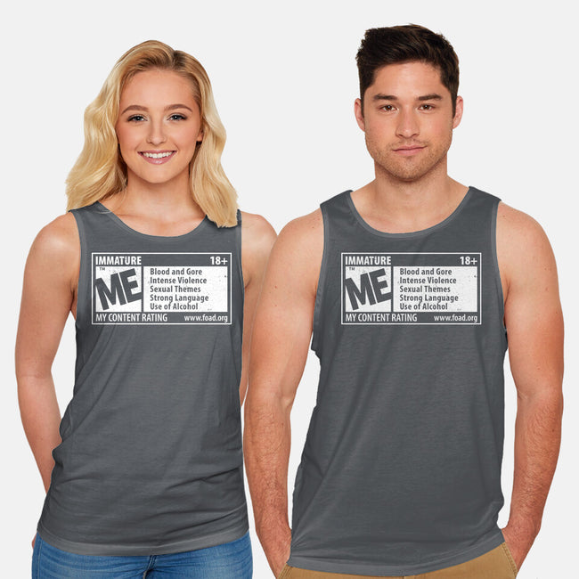 Immature Rating-Unisex-Basic-Tank-Nemons