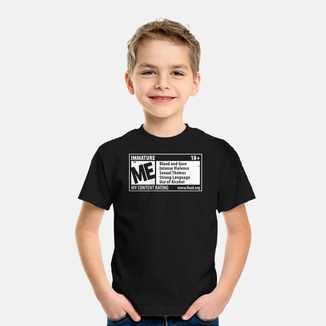 Immature Rating-Youth-Basic-Tee-Nemons