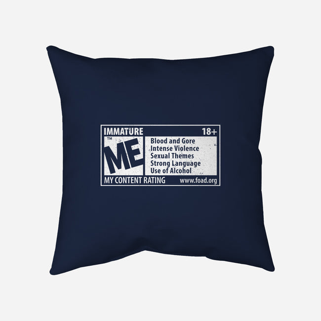 Immature Rating-None-Removable Cover w Insert-Throw Pillow-Nemons