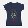 King Of Things-Womens-V-Neck-Tee-Cammerel