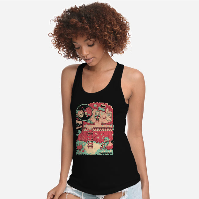 Ocarina’s Echo-Womens-Racerback-Tank-Heyra Vieira