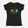 Pac-Busters-Womens-V-Neck-Tee-Herk Up Tees