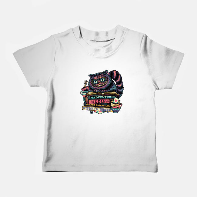 Bookish Cat-Baby-Basic-Tee-glitchygorilla