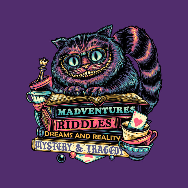 Bookish Cat-None-Fleece-Blanket-glitchygorilla