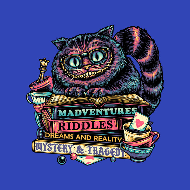 Bookish Cat-Youth-Crew Neck-Sweatshirt-glitchygorilla
