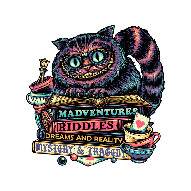 Bookish Cat-Youth-Crew Neck-Sweatshirt-glitchygorilla