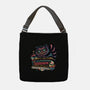 Bookish Cat-None-Adjustable Tote-Bag-glitchygorilla