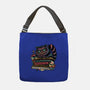 Bookish Cat-None-Adjustable Tote-Bag-glitchygorilla