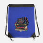 Bookish Cat-None-Drawstring-Bag-glitchygorilla