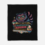 Bookish Cat-None-Fleece-Blanket-glitchygorilla