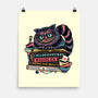 Bookish Cat-None-Matte-Poster-glitchygorilla