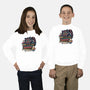 Bookish Cat-Youth-Crew Neck-Sweatshirt-glitchygorilla