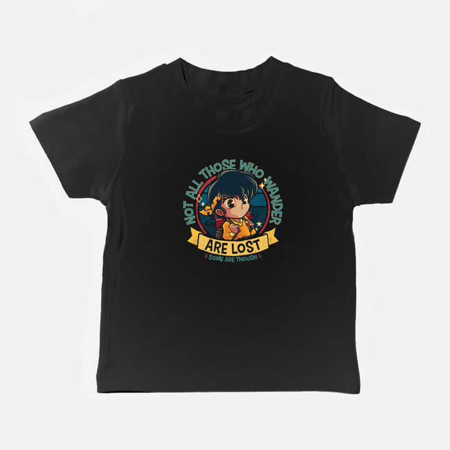 Not All Who Wander-Baby-Basic-Tee-teesgeex