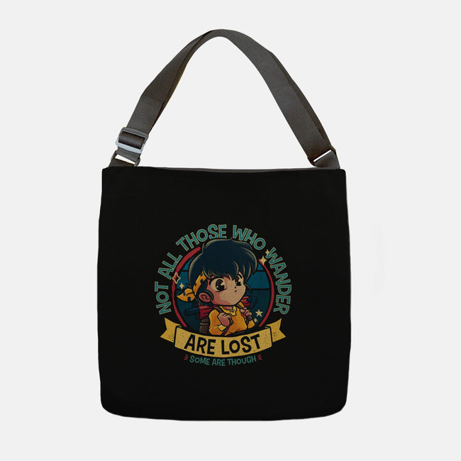 Not All Who Wander-None-Adjustable Tote-Bag-teesgeex