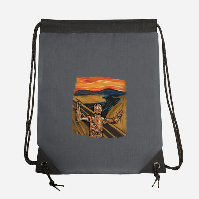 Screambot-None-Drawstring-Bag-nickzzarto