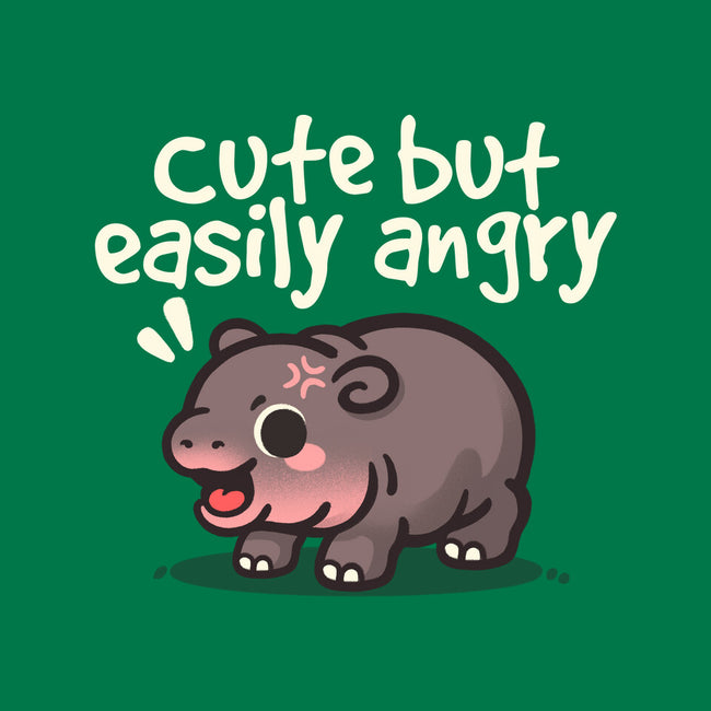 Cute Baby Hippo-None-Stretched-Canvas-NemiMakeit