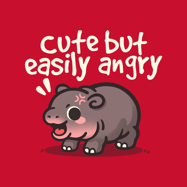 Cute Baby Hippo-None-Stretched-Canvas-NemiMakeit