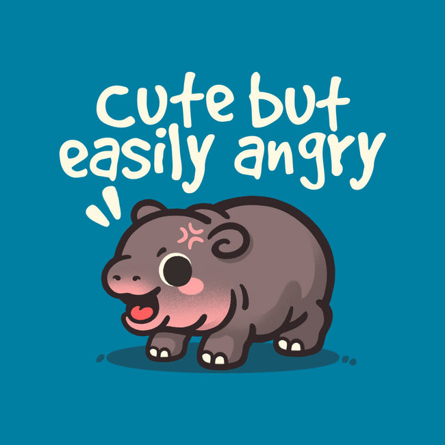 Cute Baby Hippo-None-Stretched-Canvas-NemiMakeit