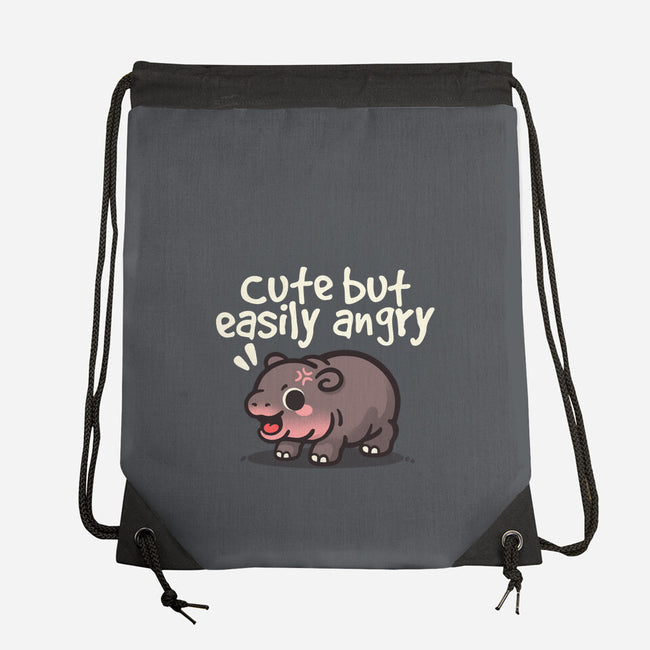 Cute Baby Hippo-None-Drawstring-Bag-NemiMakeit