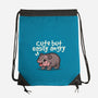 Cute Baby Hippo-None-Drawstring-Bag-NemiMakeit