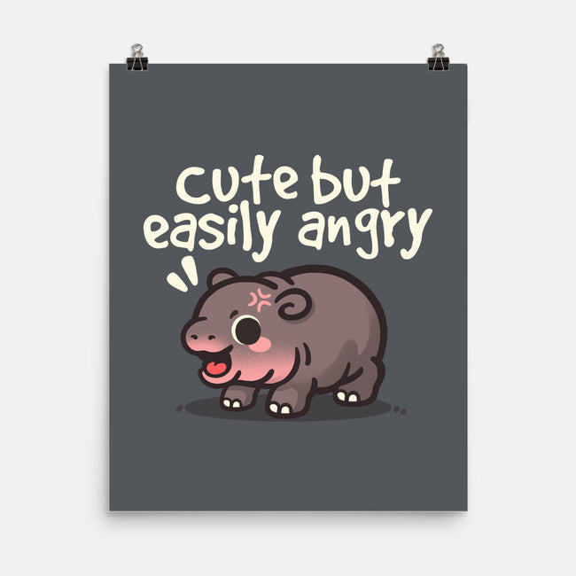 Cute Baby Hippo-None-Matte-Poster-NemiMakeit