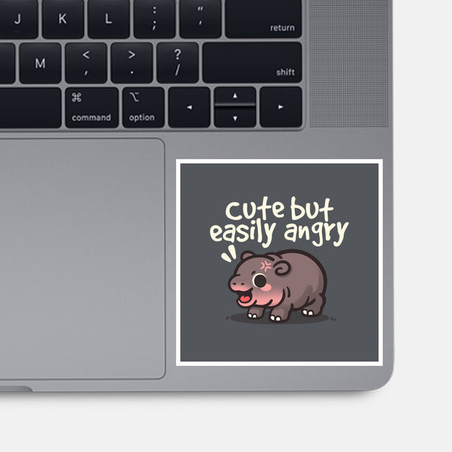 Cute Baby Hippo-None-Glossy-Sticker-NemiMakeit