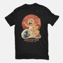 Kaiju Meowster-Womens-Fitted-Tee-vp021