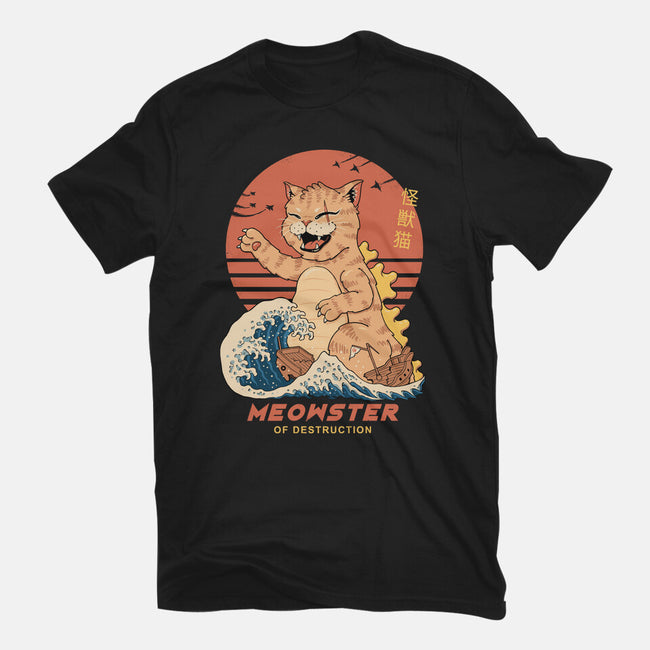 Kaiju Meowster-Womens-Basic-Tee-vp021