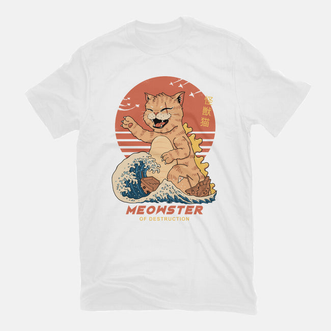 Kaiju Meowster-Womens-Basic-Tee-vp021
