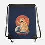 Kaiju Meowster-None-Drawstring-Bag-vp021