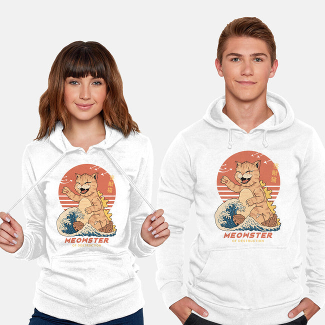 Kaiju Meowster-Unisex-Pullover-Sweatshirt-vp021