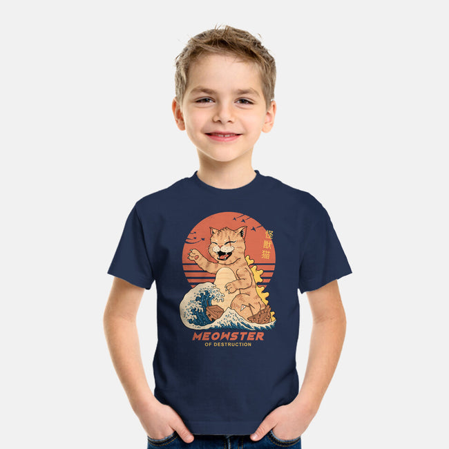 Kaiju Meowster-Youth-Basic-Tee-vp021