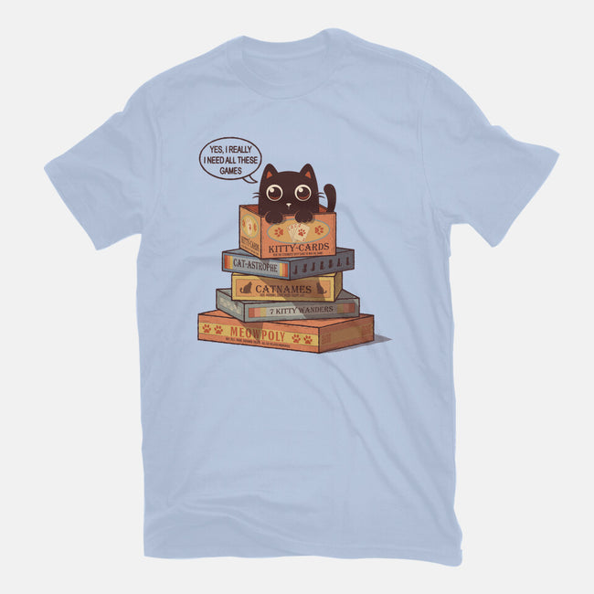 Kitty Games-Mens-Basic-Tee-erion_designs