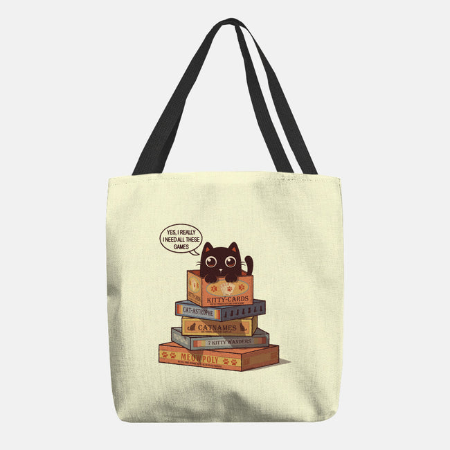 Kitty Games-None-Basic Tote-Bag-erion_designs