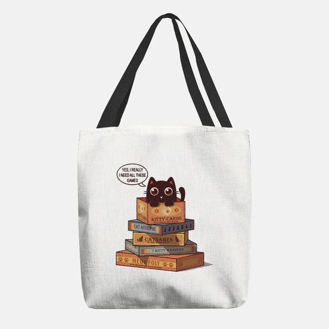 Kitty Games-None-Basic Tote-Bag-erion_designs