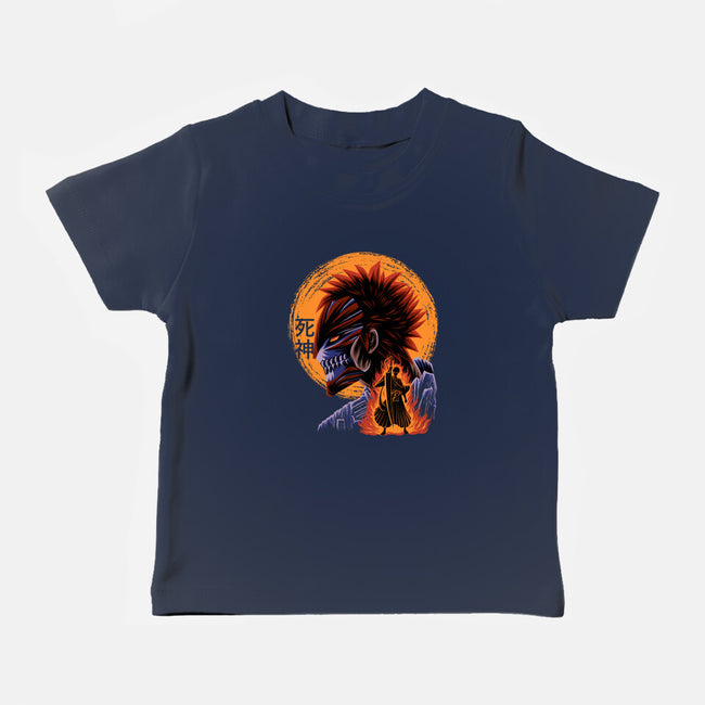 Half Hallow Mask-Baby-Basic-Tee-rmatix