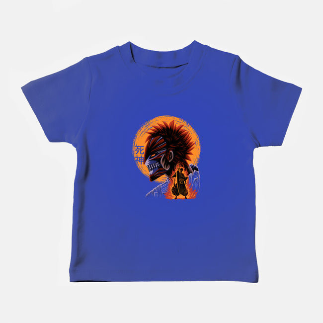 Half Hallow Mask-Baby-Basic-Tee-rmatix