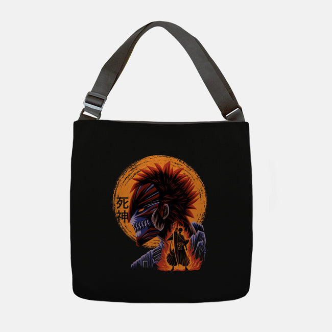 Half Hallow Mask-None-Adjustable Tote-Bag-rmatix