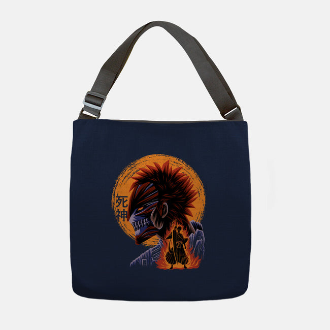 Half Hallow Mask-None-Adjustable Tote-Bag-rmatix