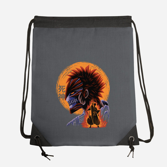 Half Hallow Mask-None-Drawstring-Bag-rmatix