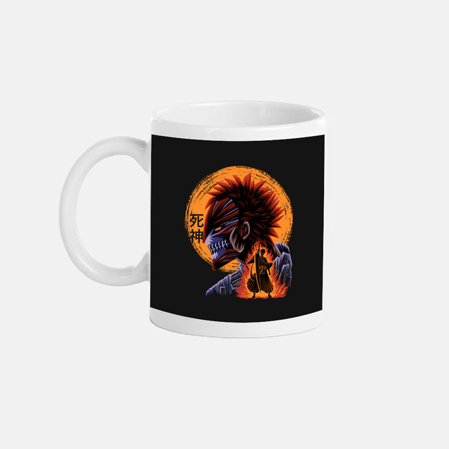 Half Hallow Mask-None-Mug-Drinkware-rmatix